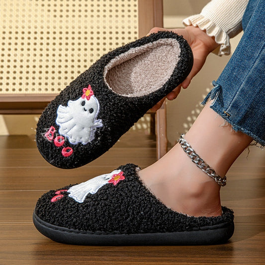 Halloween Home Ghost Cartoon Cotton Slippers - Bests Sale