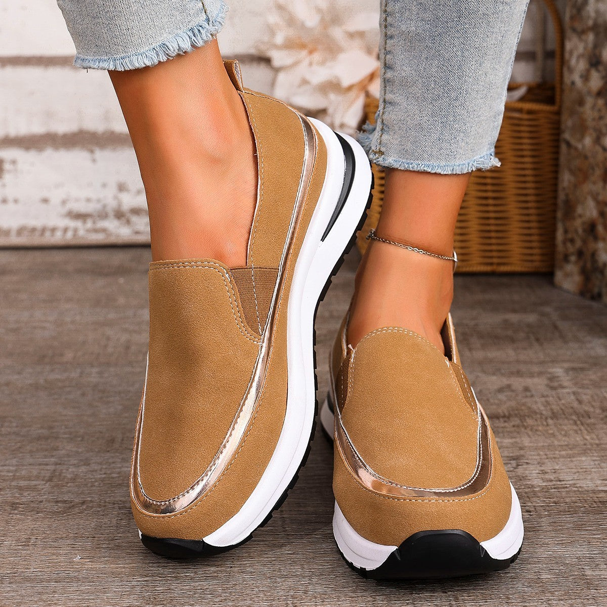 Autumn And Winter New Platform Soft Leather Soft Bottom Women's Shoes - Bests Sale