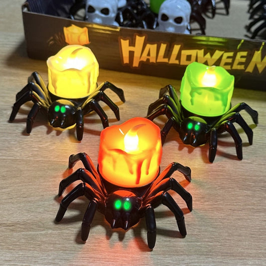 Halloween Pumpkin Spider Candle Light Decoration Props - Bests Sale