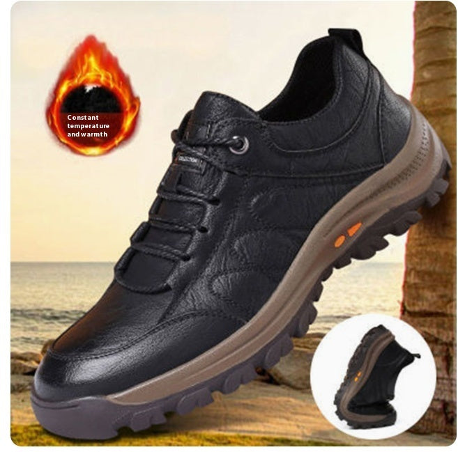 Casual Leather Shoes Outdoor Hiking Shoes - Bests Sale
