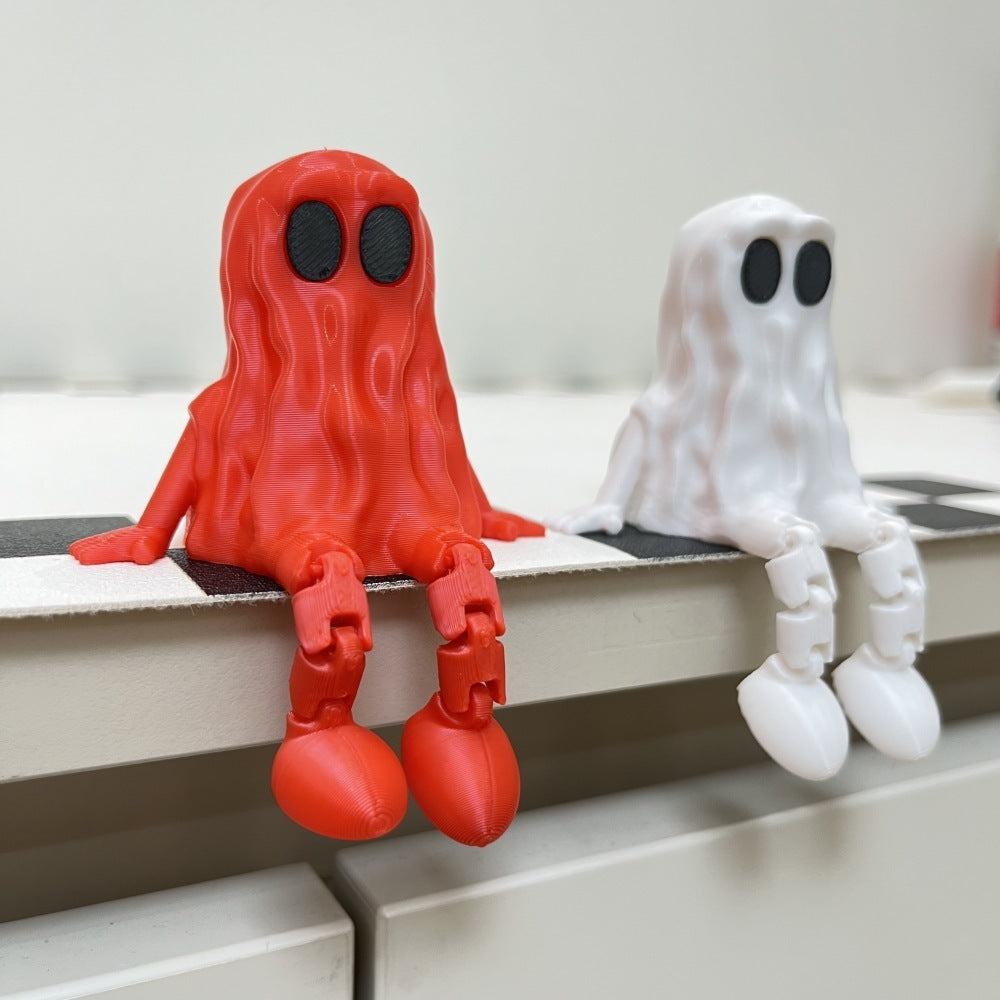 3D Printing Halloween Ghost Movable Joint Ornaments Bests Sale