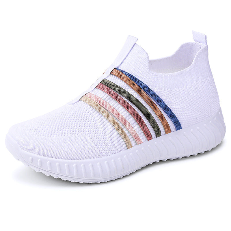 Women's Casual Shoes Breathable Mesh Surface Plus Size Soft Bottom Pumps - Bests Sale