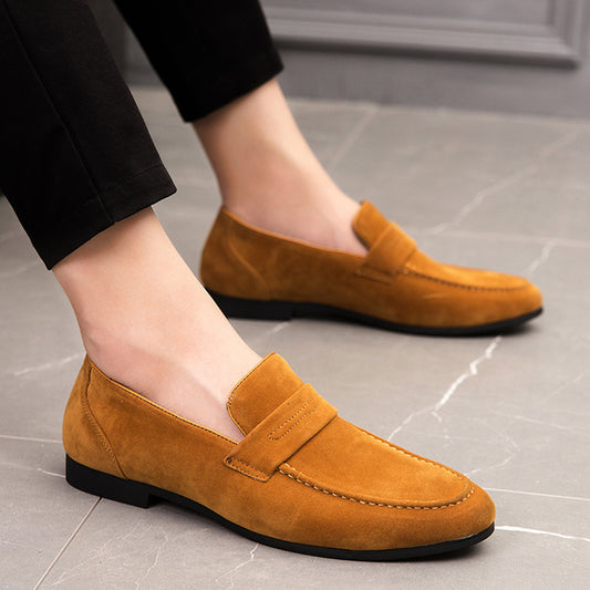 Slip-on Casual Shoes Men's Versatile British - Bests Sale