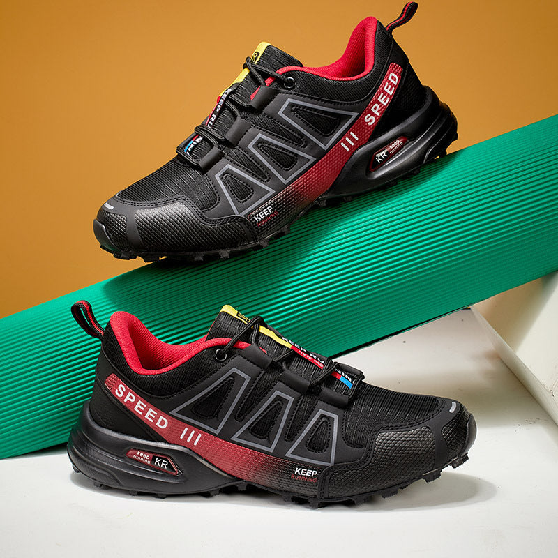Summer Hiking Shoes Outdoor Shoes Men's Super Lightweight Breathable Shock Absorption Off-road Trekking Shoes - Bests Sale