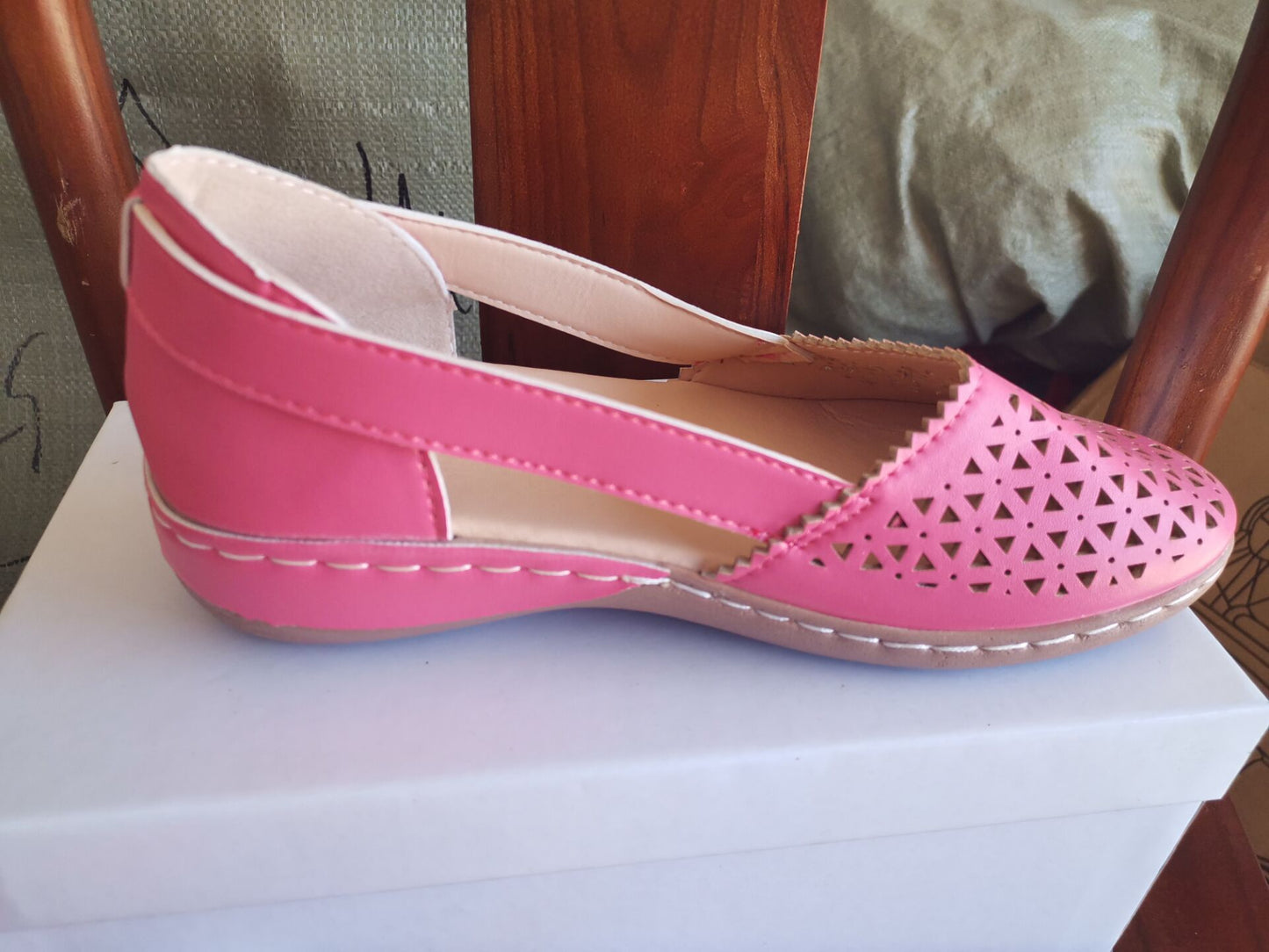 Round Toe Wedge Cross-border Large Size Flat Bottom Women's Sandals - Bests Sale