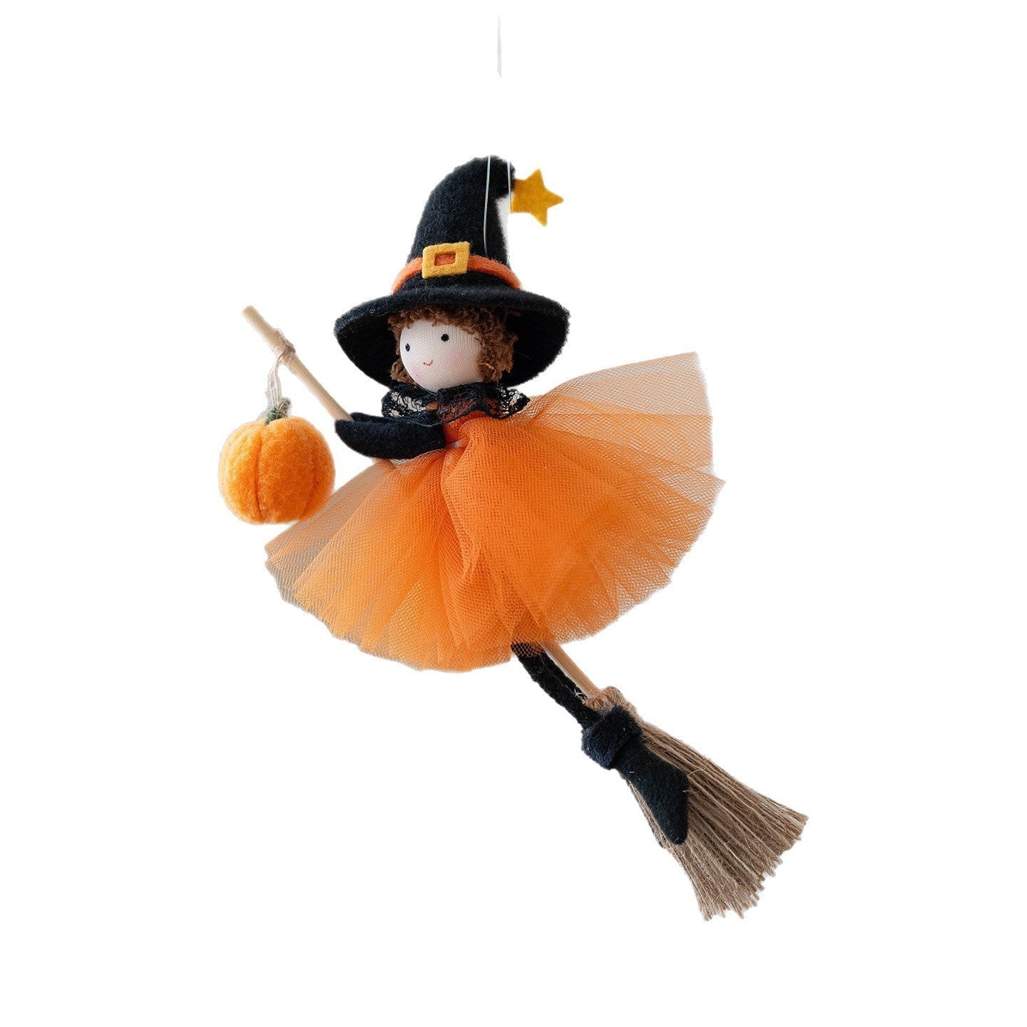 Halloween Decoration Broom Girl Angel Pendant Bests Sale