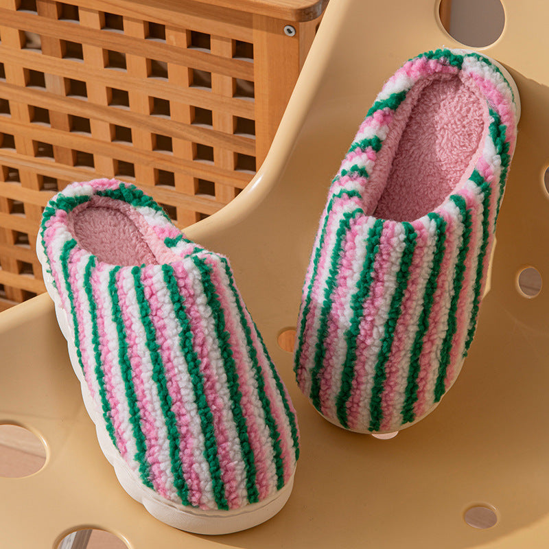 Cotton Slippers Non-slip Warm Platform Cotton Shoes - Bests Sale