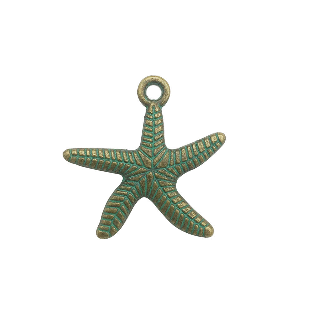 Retro Tibetan Silver Antique Brass Alloy DIY Accessories Marine Turtle Shell Necklace Bracelet Jewelry - Bests Sale