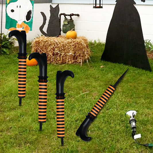 Halloween Decorations Inverted Elf Leg Layout Props Coffee Jasper