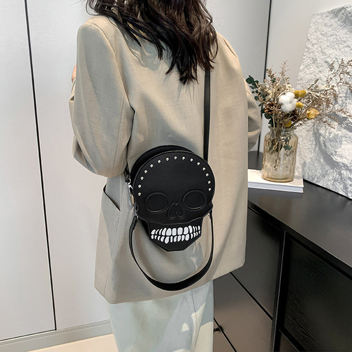 Halloween Skull Shoulder Bag Girls Funny Cute Messenger Bag Personality Creative Crossbody Bags For Women Bests Sale
