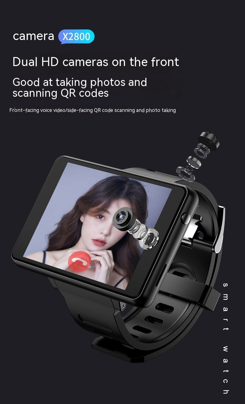 X2800 Smart Watch WIFI Positioning GPS Dual Camera - Bests Sale