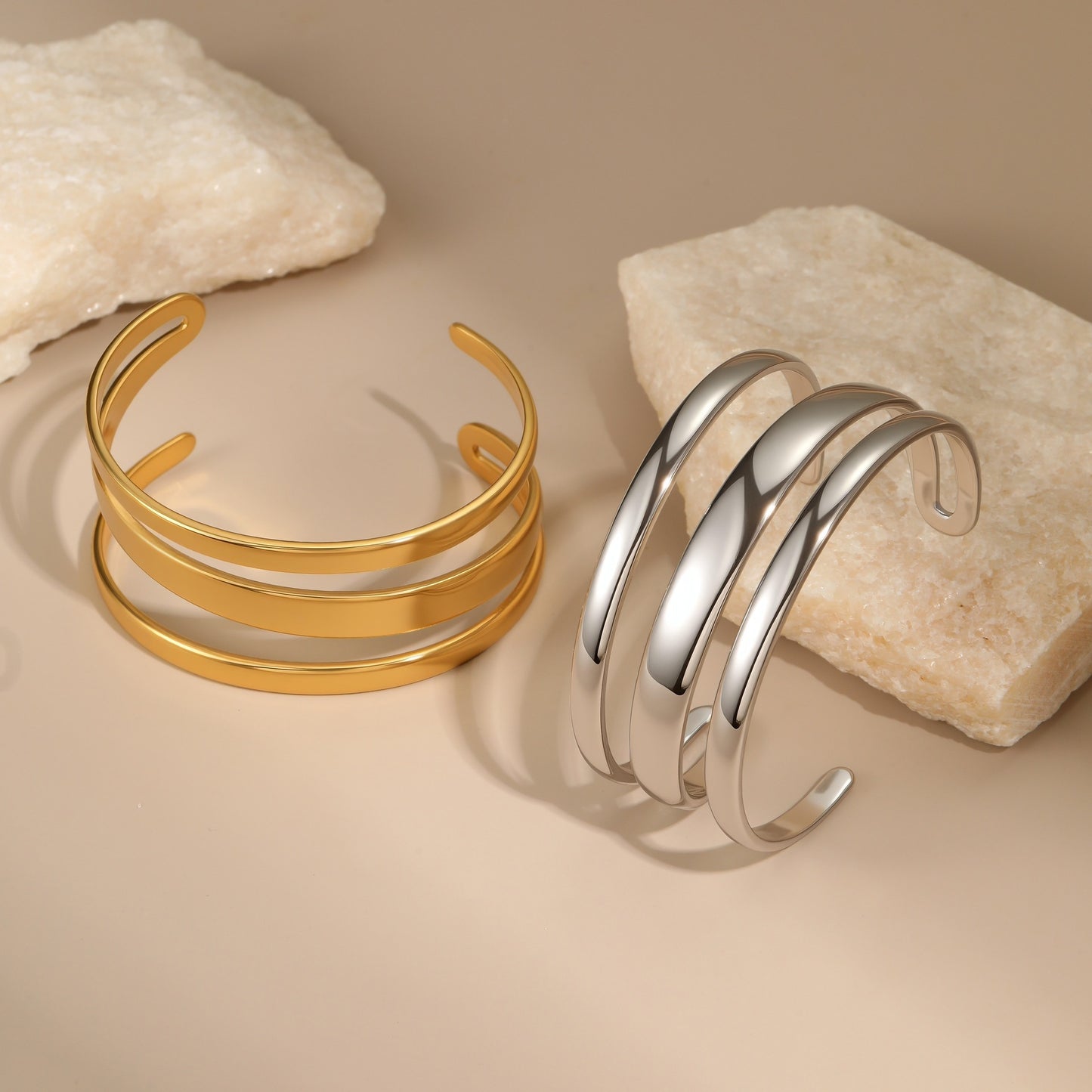Stainless Steel Simple Opening Bracelet - Bests Sale