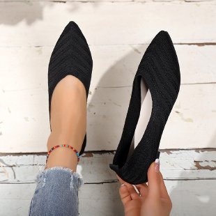 Pointed Toe Low-cut Women's Breathable Flat Shoes - Bests Sale