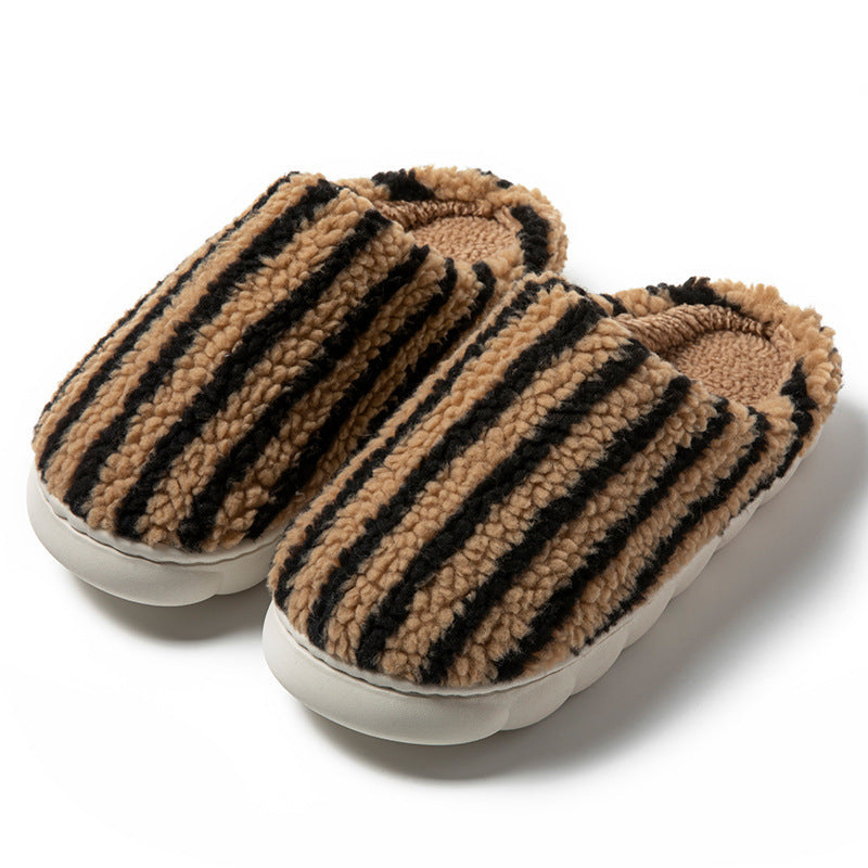Cotton Slippers Non-slip Warm Platform Cotton Shoes - Bests Sale