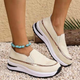 Autumn And Winter New Platform Soft Leather Soft Bottom Women's Shoes - Bests Sale