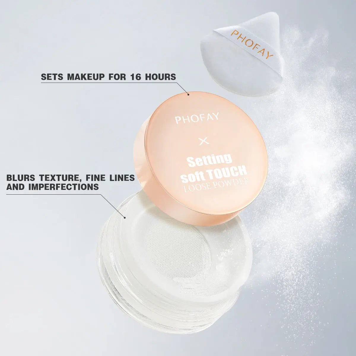 PHOFAY Setting Soft Touch Loose Powder - Bests Sale