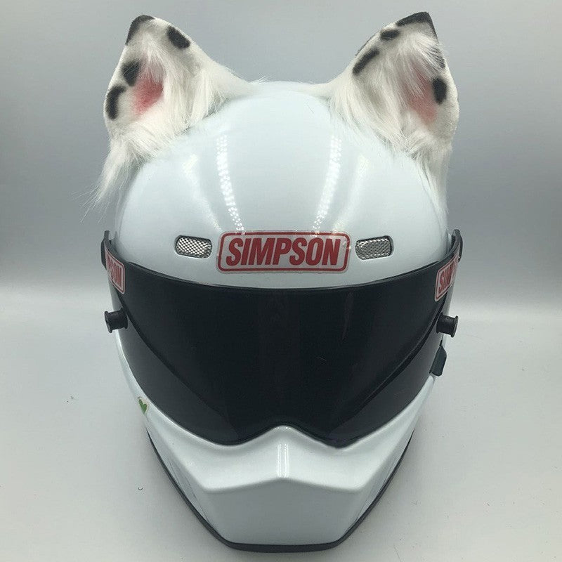 Helmet Ornaments Cat Ears Beast Ears Motorcycle Electric Bike Female - Bests Sale