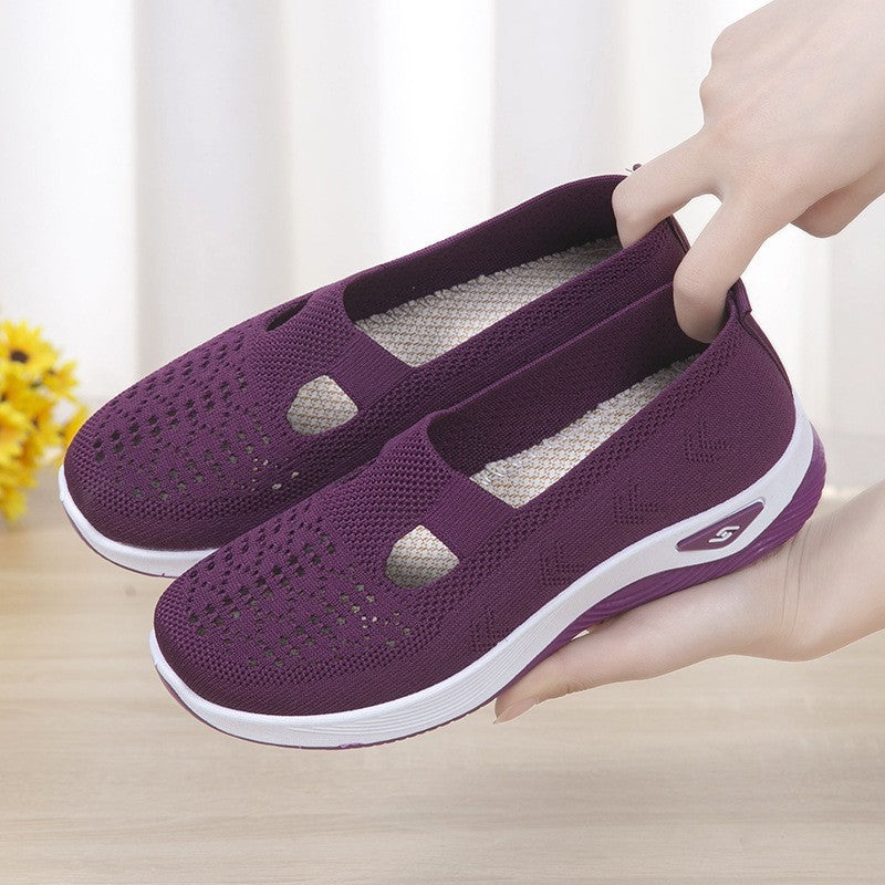 Women's Breathable Comfortable Soft Bottom Casual Mesh Shoes - Bests Sale