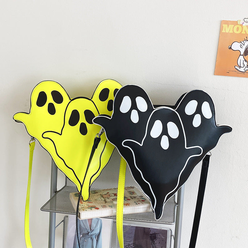 Halloween Bags Funny 3D Cartoon Ghost Cartoon Shoulder Bags Women Cute Cell Phone Purses Crossbody Bag Bests Sale