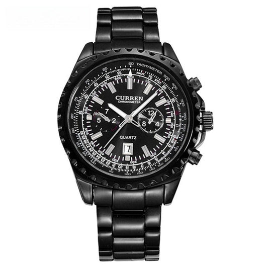 Men's Casual Quartz Movement Steel Band Wrist Business Watch Bests Sale