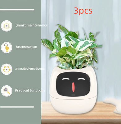 Smart Planter Endless Fun Over 49 Rich Expressions 7 Smart Sensors And AI Chips Make Raising Plants Easy And Fun Coffee Jasper