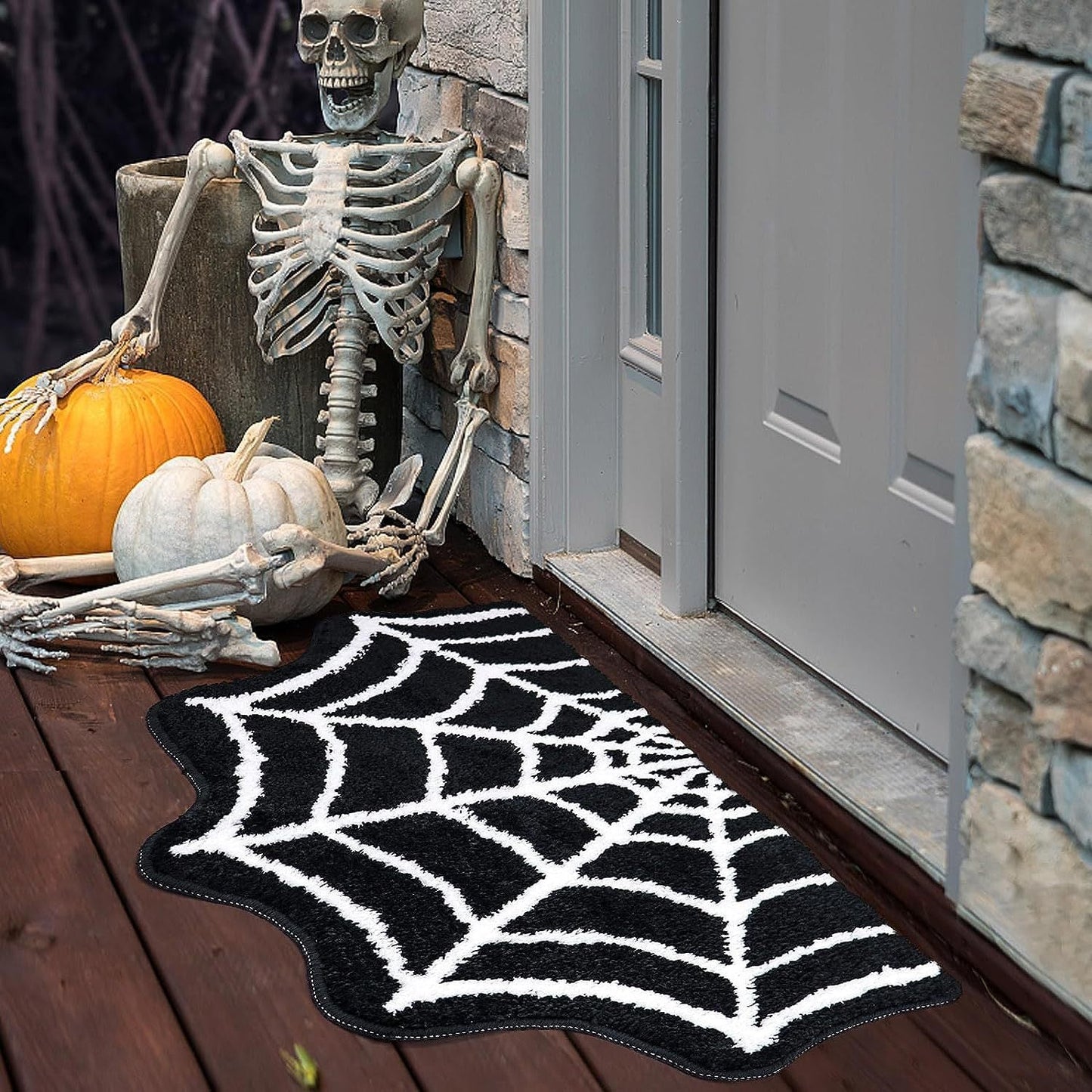 Halloween Cashmere-like Horror Mat Entrance Door Doormat Coffee Jasper