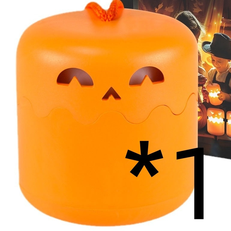 Halloween Pumpkin Lamp Foldable Portable Small Night Lamp - Bests Sale