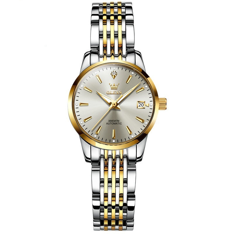 Automatic Mechanical Watch Minimalist Thin Women's Watch - Bests Sale