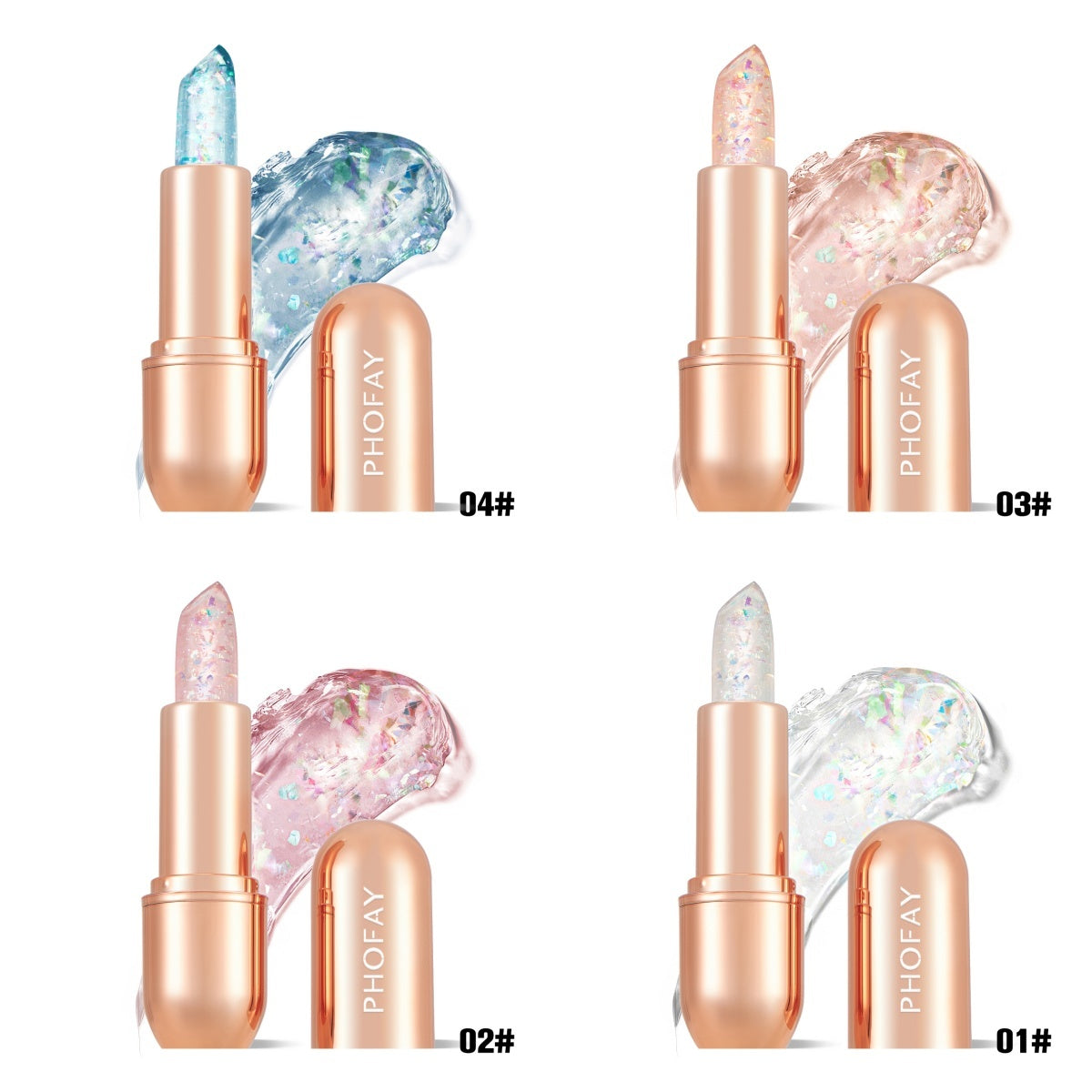 PHOFAY Moisturizing Jelly Warm Lipstick - Bests Sale