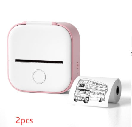 Portable Mini Thermal Label Printer Home Photo Printer Student Wrong Question Printer Bluetooth-compatible Mini Label Printer Price Tag Coffee Jasper