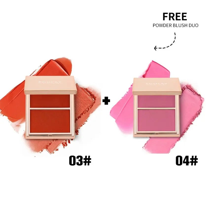 PHOFAY Double-Take Cream & Powder Blush Duo - Bests Sale