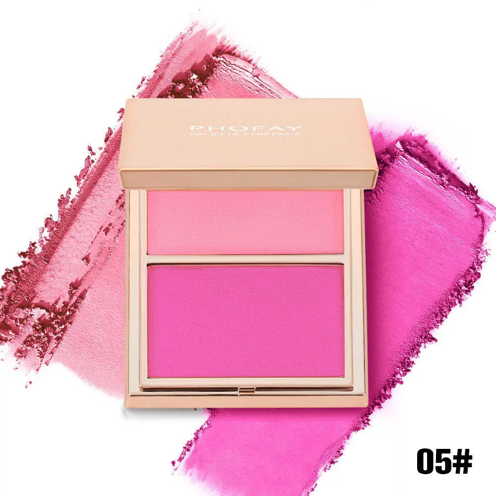 PHOFAY Double-Take Cream & Powder Blush Duo - Bests Sale