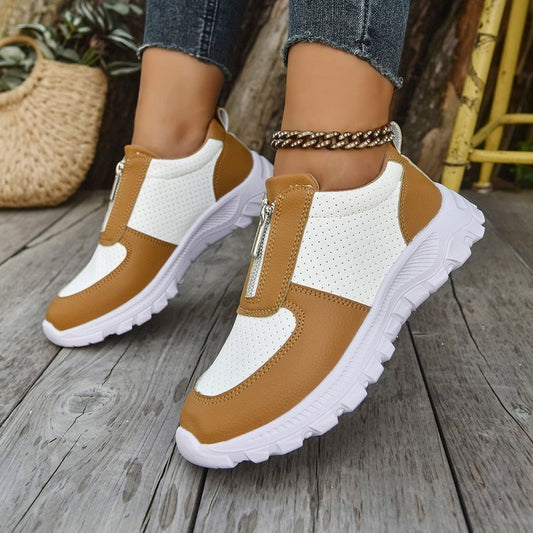 Women's Color Matching Casual Shoes Outdoor Sneakers - Bests Sale