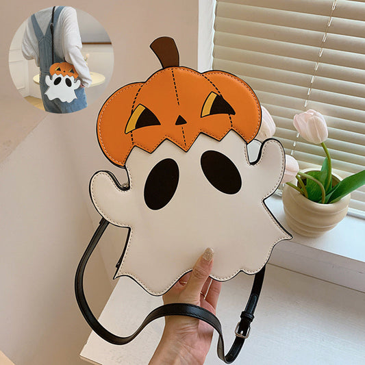 Halloween Shouder Bags Creative 3D Cartoon Pumpkin Ghost Design Cute Bags Women Cell Phone Purses Novelty Personalized Candy Crossbody Bags Bests Sale