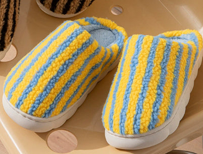 Cotton Slippers Non-slip Warm Platform Cotton Shoes - Bests Sale