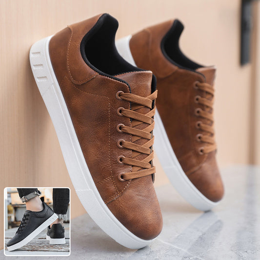 Lace-up Flat Shoes Men's Fashion Casual Shoes - Bests Sale