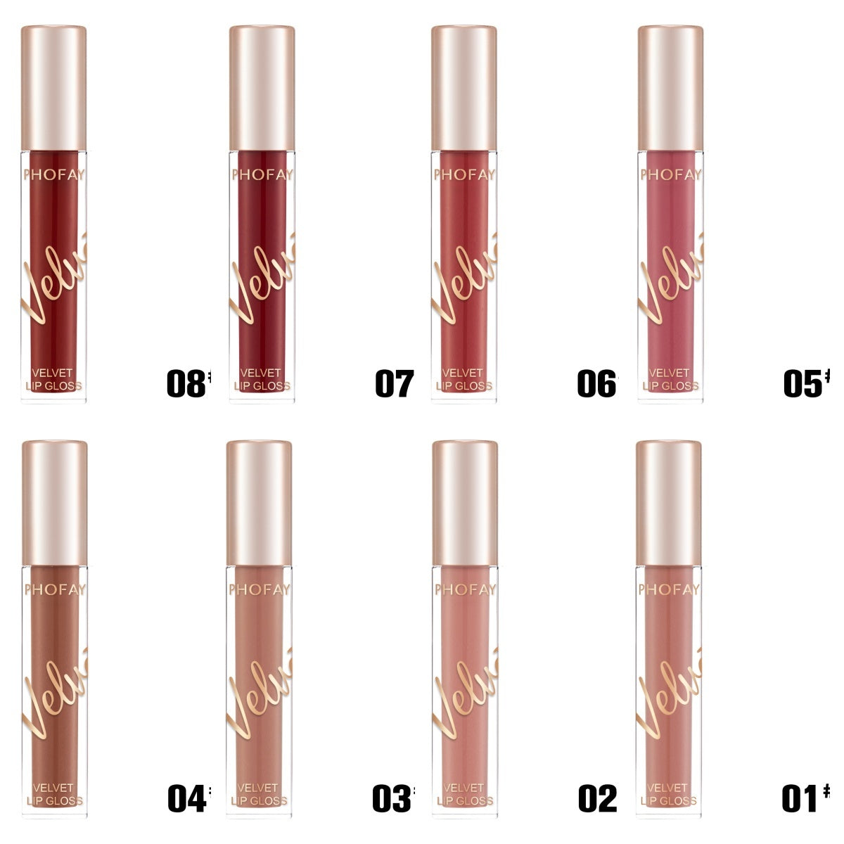 PHOFAY Velvet Lip Gloss - Bests Sale