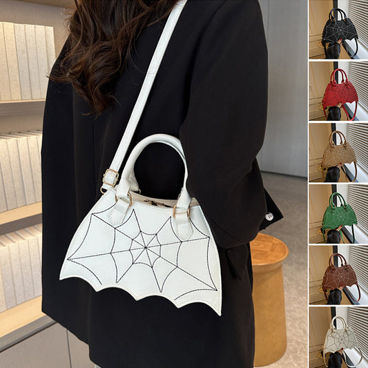 Halloween Spider Web Saddle Bags Fashion Personality Crossbody Shoulder Bag With Handle Women's Handbags Bests Sale