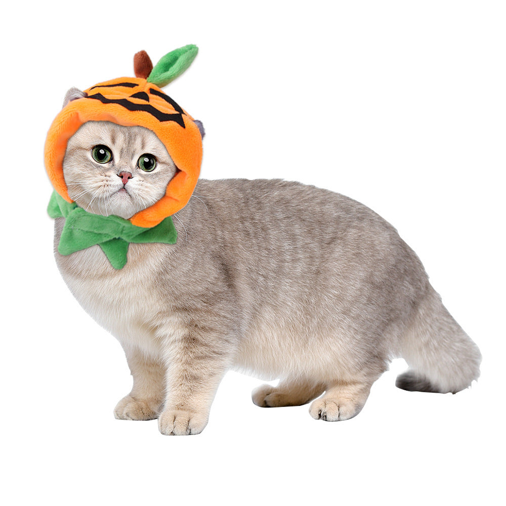 Halloween Pumpkin Double-sided Dog Cloak Cat Halloween Ornaments Bests Sale