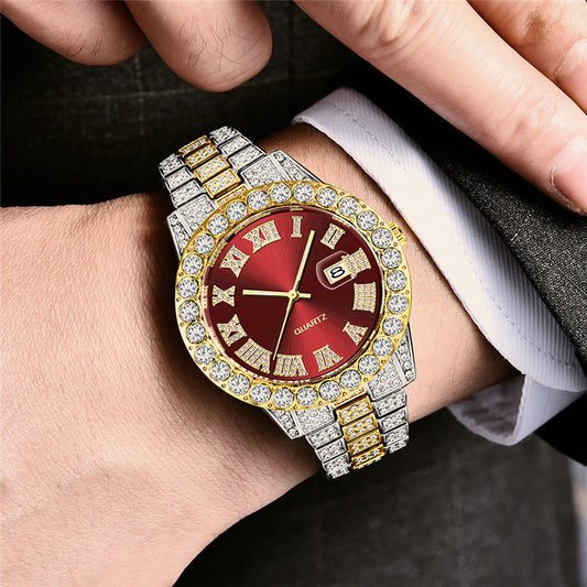 Men's Fashion Personality Affordable Luxury Alloy Watch Bests Sale