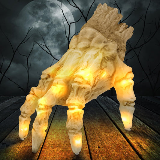 Halloween Electric Luminous Crawling Hand Animated Decoration Induction Luminous Decoration Zombie Hand With Spooky Sound - Bests Sale