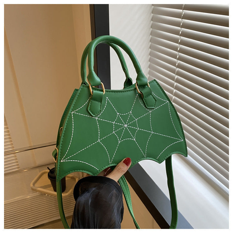 Halloween Spider Web Saddle Bags Fashion Personality Crossbody Shoulder Bag With Handle Women's Handbags Bests Sale
