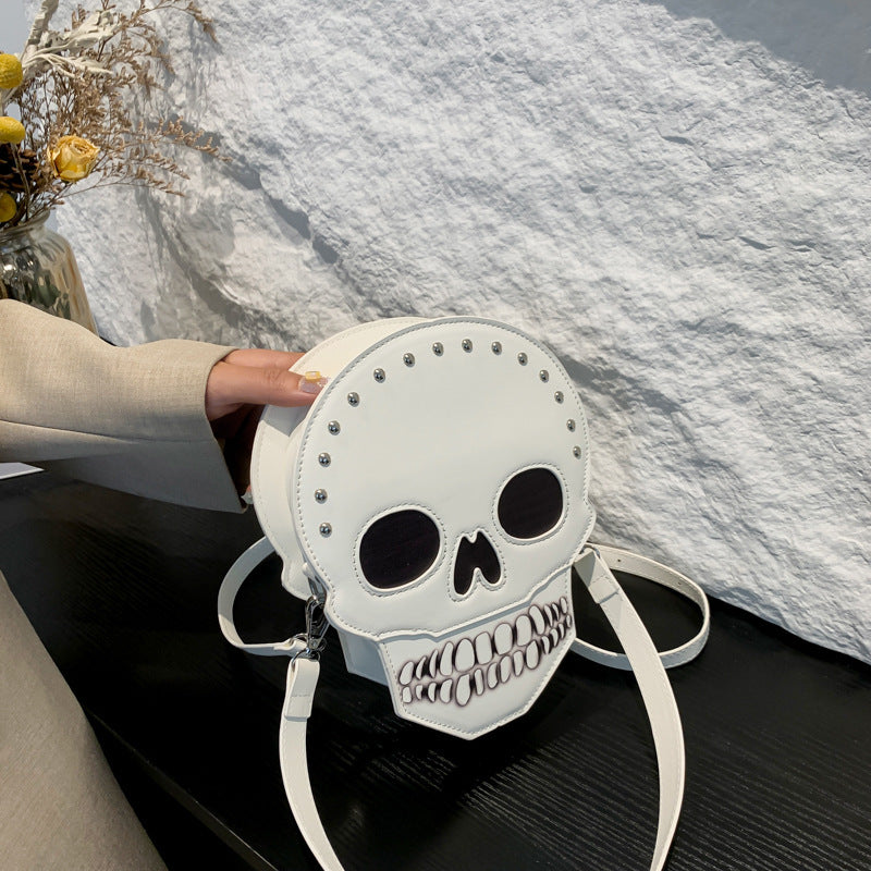 Halloween Skull Shoulder Bag Girls Funny Cute Messenger Bag Personality Creative Crossbody Bags For Women Bests Sale