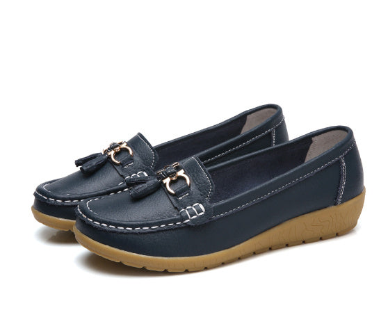 Oversized Flat Bottomed Casual Shoes - Bests Sale