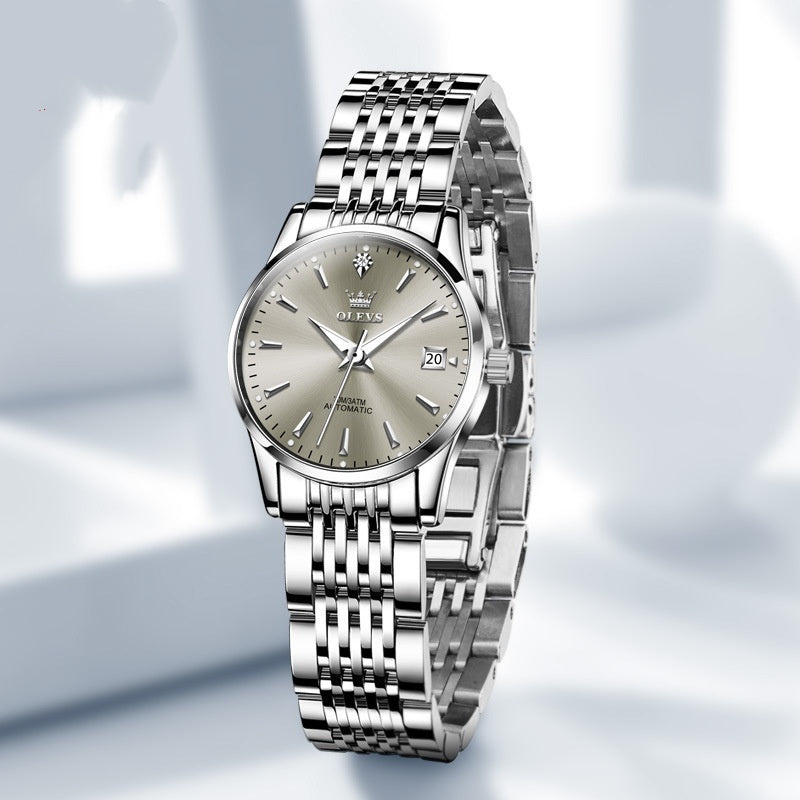 Automatic Mechanical Watch Minimalist Thin Women's Watch - Bests Sale