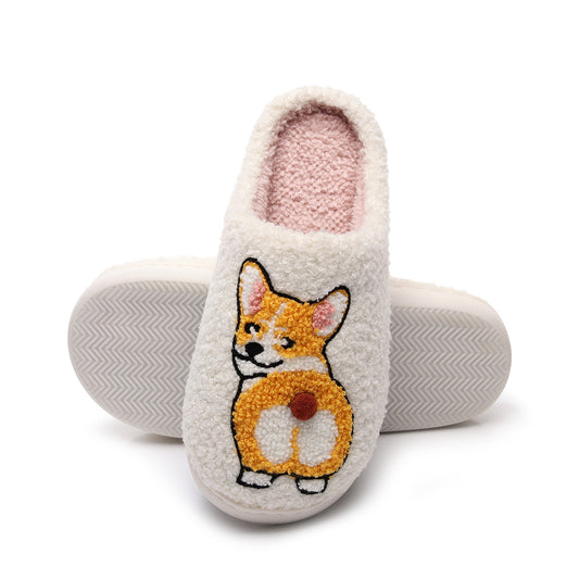 Fashion Personality Pet Dog Corgi Cotton Slippers - Bests Sale