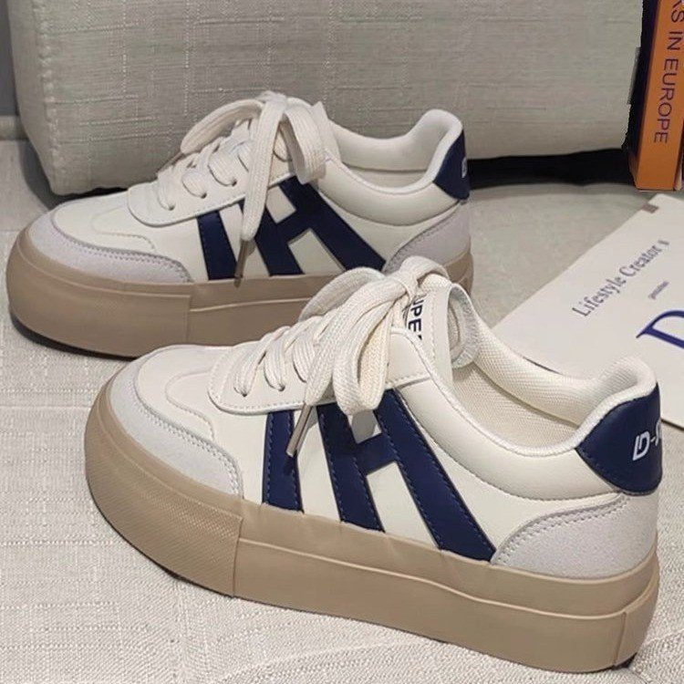 Women's Autumn Thick Bottom Retro Fashion Sports Casual Shoes - Bests Sale