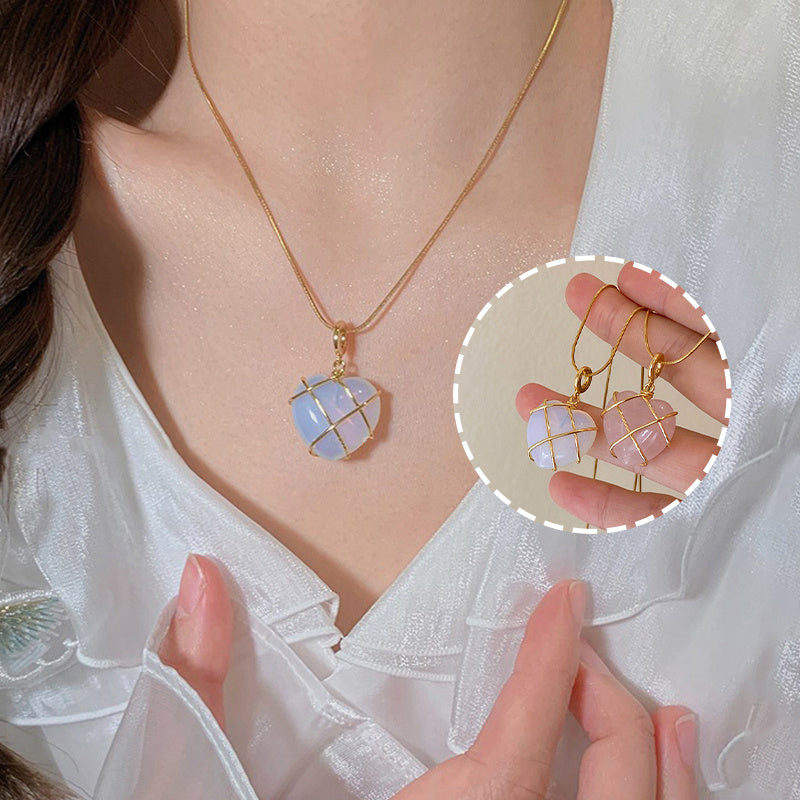 Fashion Moonstone Necklace For Cartoon Princess Love Girl Necklace Novelty Jewelry - Bests Sale