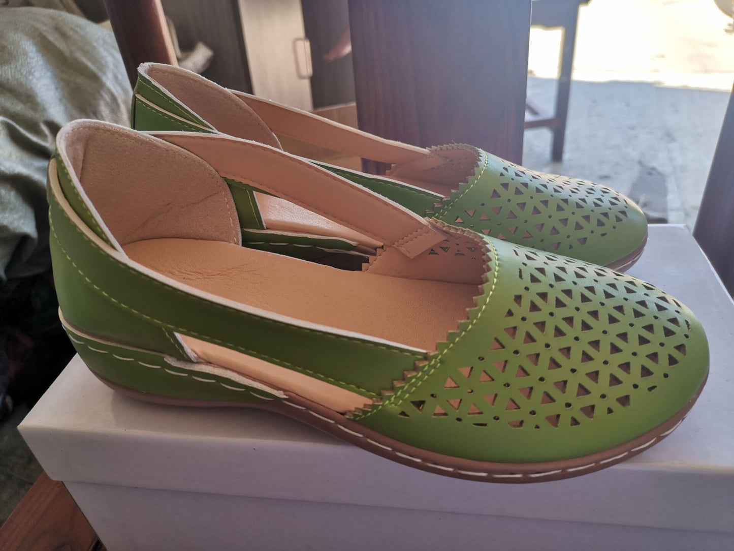 Round Toe Wedge Cross-border Large Size Flat Bottom Women's Sandals - Bests Sale