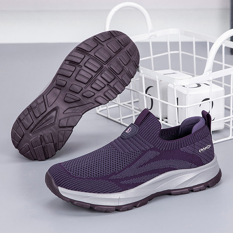 Summer Shoes For The Old Walking Widening Sports - Bests Sale